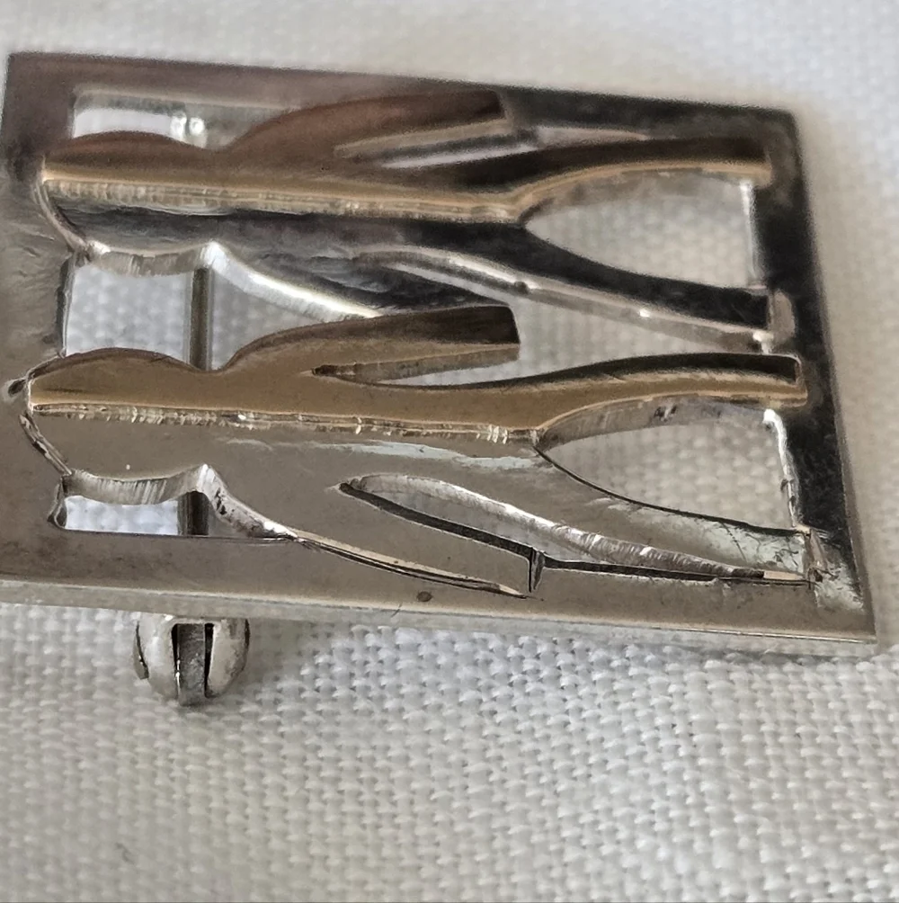 Brooch 925 & 14k Gold
